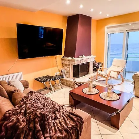 Lägenhet Blue Cave Luxury Maisonette View To The Corinthian Sea Xylokastro